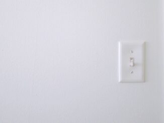 white wall switch